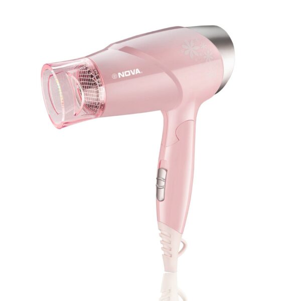 Nova Premium Silky Shine Hot And Cold Foldable NHP 8202 Hair Dryer