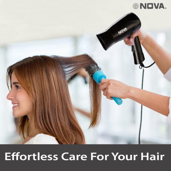 Nova Silky Shine Hot And Cold Foldable NHP 8100 Hair Dryer - Image 3