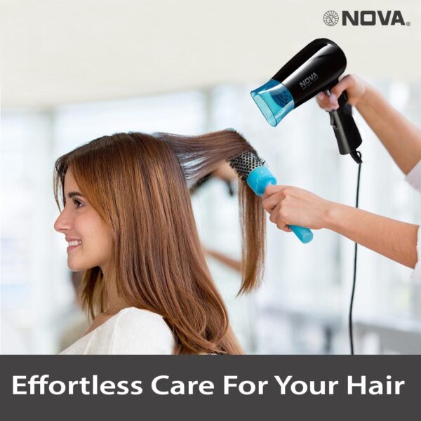 Nova Silky Shine Hot And Cold Foldable NHP 8100/05 Hair Dryer - Image 3