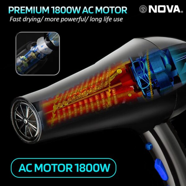 Nova Professional NHP 8216 Hair Dryer - Image 3