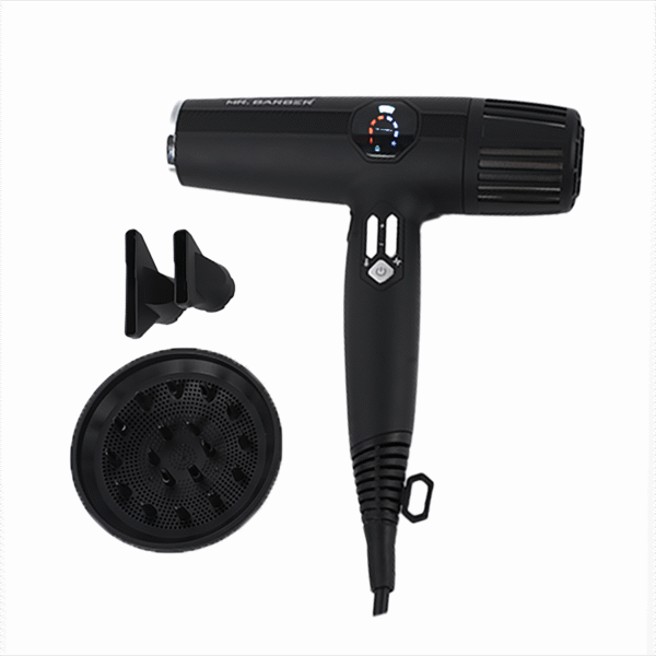 Mr. Barber Autograph Pro Smart Hair Dryer 2400 Watts - Black | Bldc Motor 70000 RPM | Quick Dry 5 Heat Modes - Image 2