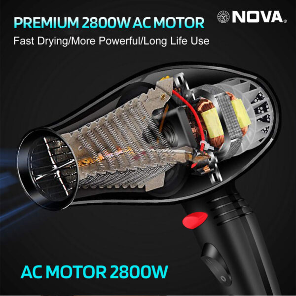 Nova Professional NHP 8220 Hair Dryer - Image 3