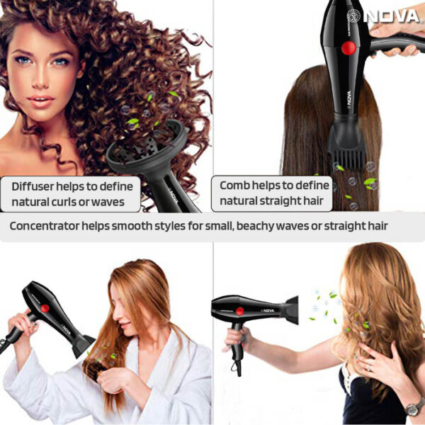 Nova Professional NHP 8220 Hair Dryer - Image 6