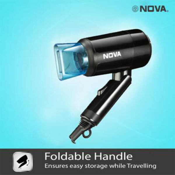 Nova Silky Shine Hot And Cold Foldable NHP 8105 Hair Dryer - Image 8