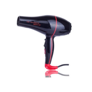 Mr. Barber MB-PP2500 Power Play with 2 Air Flow Detachable Nozzles Professional Hair Dryer. Blow Dry. Salon Style. 2200 Watts (Black) - 1 Piece